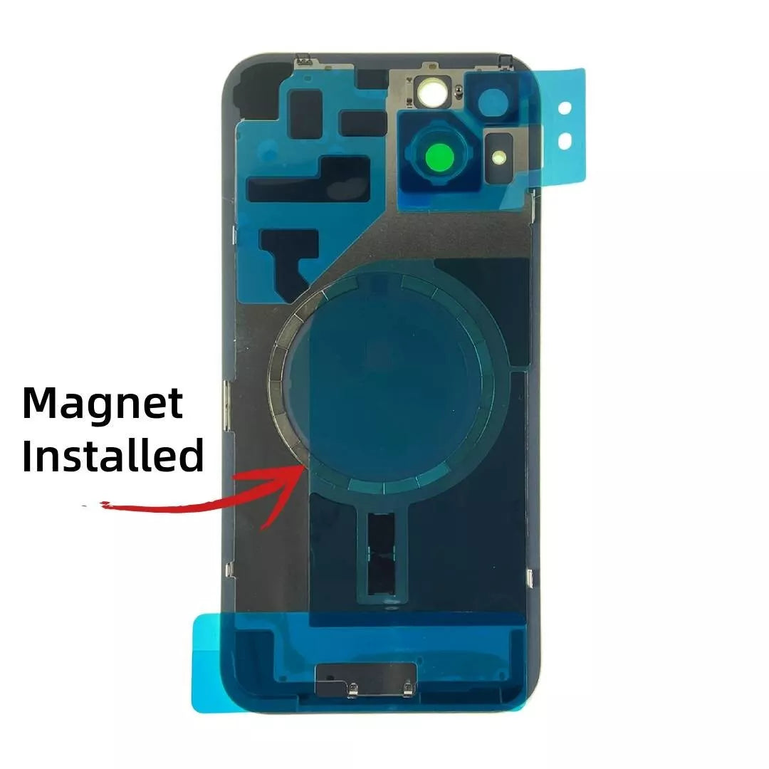 Back Glass Replacement with Lens Magnet Bracket For iPhone 14 Pro Max Back Glass Replacement with Lens Magnet Bracket For iPhone 14 Pro Max